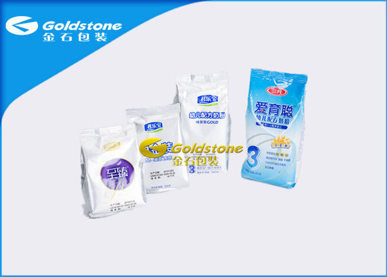 Sacos de empacotamento dos produtos do pó do produto comestível para o selo lateral do pó de leite três do bebê