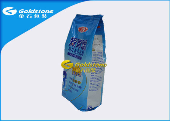 O produto comestível levanta-se sacos de empacotamento do pó para o selo do quadrilátero do pó da proteína/leite do soro