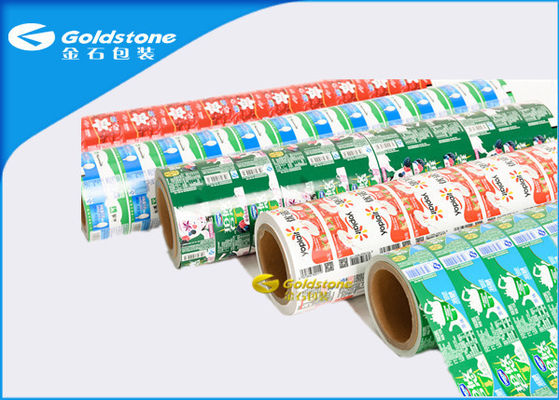 11 cores imprimiram etiquetas de papel feitas sob encomenda adesivas para o iogurte/os copos gelado