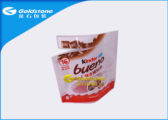 A folha de alumínio Resealable levanta-se malotes para o empacotamento de alimento do chocolate