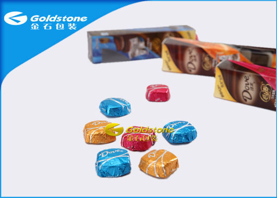 A impressão colorida personalizou a folha colorida envoltórios da folha do chocolate para envolver chocolates